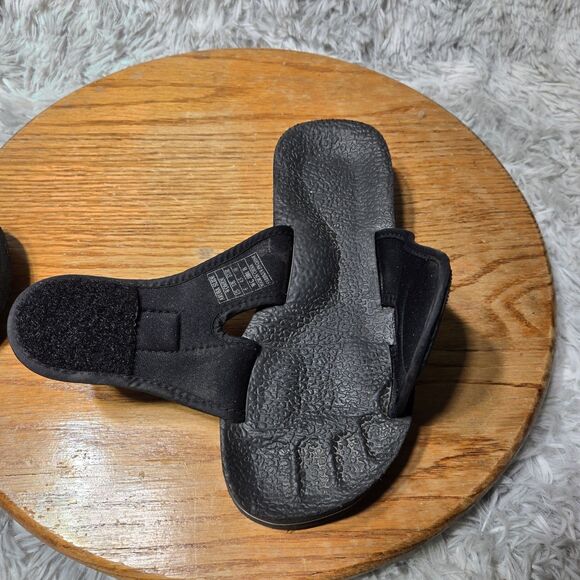 Vintage Polo Sport Ralph Lauren Men Sz 6B Women 8.5B Nauset Black Slide Sandals - Picture 7 of 8